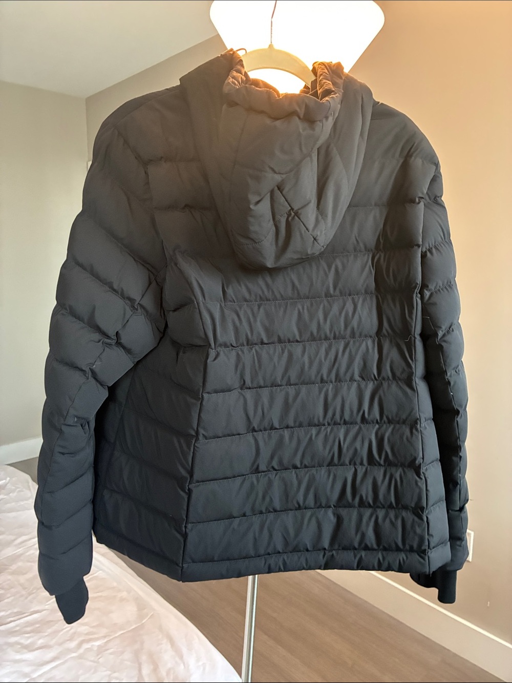 Michael Kors Black Quilted Hooded Puffer Jacket - Picture 2 of 4